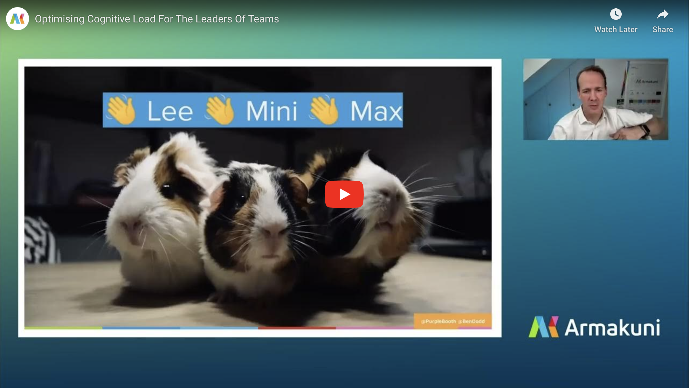 Optimising Cognitive Load For The Leaders Of Teams